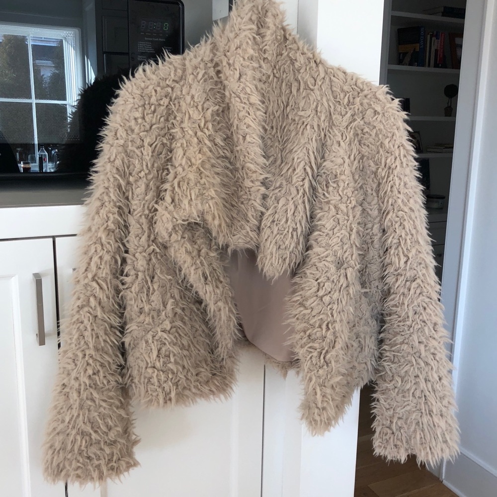 Zara faux fur jacket